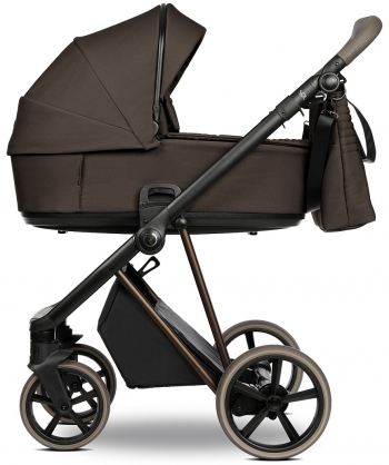 Коляска 2 в 1 Roan Sol Vintage Luxury — Turkish Coffe/Bronze/руч.Cappuccino