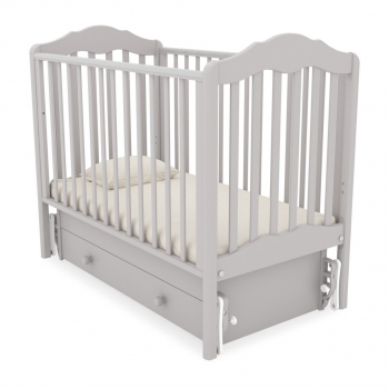 Детская кроватка Gandylyan "Анастасия" Люкс маятник универсальный — белая ночь