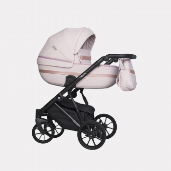 Коляска 2 в 1 RIKO BASIC DELTA ECCO — 14 Rose (светло-розовый)