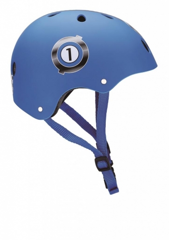 Шлем Globber PRINTED JUNIOR, XXS/XS (48-51см) — Синий