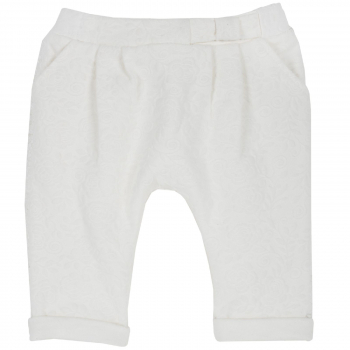 Брюки Chicco, цвет белый, пояс-резинка