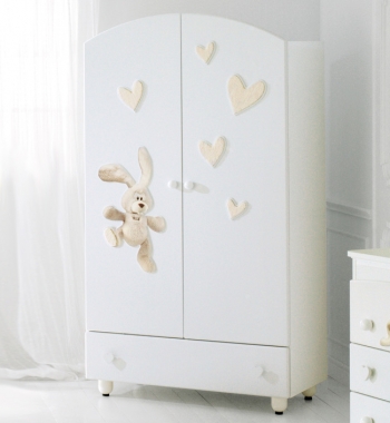 Шкаф Baby Expert Cremino by Trudi — белый