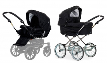 Коляска 2 в 1 Emmaljunga Edge Duo Combi Competition (шасси De Luxe) — Competition Black