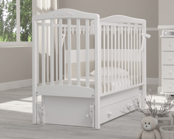 Кроватка Gandylyan (Гандылян) Симоник (маятник) — Белый