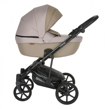 Коляска 2 в 1 PITUSO CONFORT — Капучино+Кожа Капучино/Plus