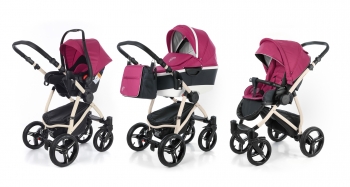 Коляска 3 в 1 Esspero Newborn Lux Alu (шасси Beige)