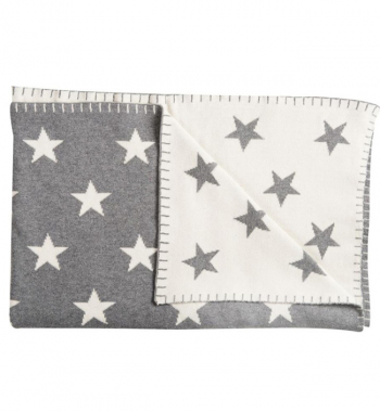 Плед Schardt Big Star, 95х120 см — серый