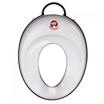 Сиденье для унитаза детское BabyBjorn — белое с черным