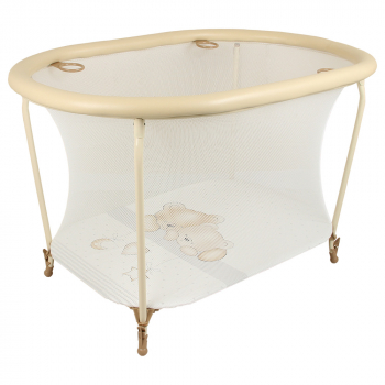 Манеж детский Globex Овал коллекция Мишки — Бежевый