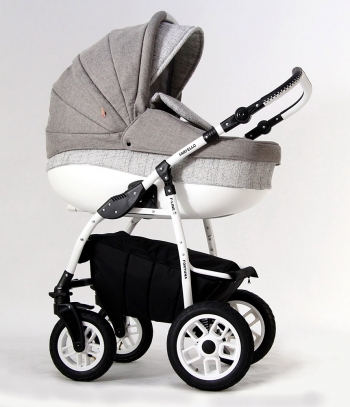 Коляска 2 в 1 Farfello Fortuna F-line — FL11 светло-серый