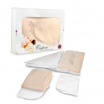 Дополнительный комплект постельного белья в коляску Esspero Lui 2 предмета — Бант