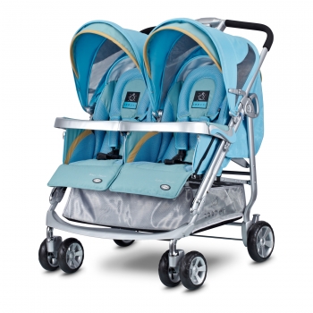 Коляска для двойни Zooper Tango Smart — Cyan