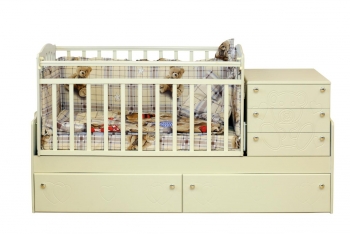 Кровать-трансформер Daka Baby Укачай-ка 05 — ваниль