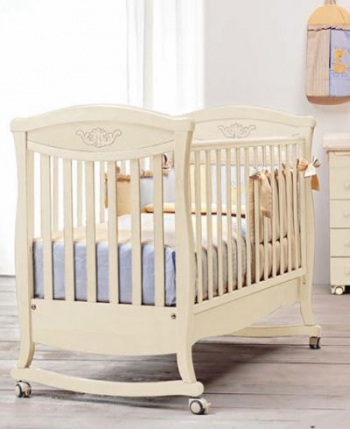 Детская кроватка Bambolina Principessa Classic 125x65 — слоновая кость