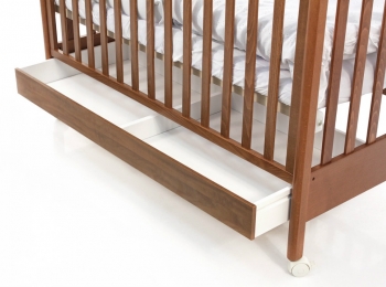 Детская кроватка Bambolina Roc 125x65 — ящик