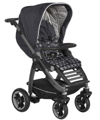 Прогулочная коляска Teutonia Cosmo V4 (шасси Graphite) — 6165 Starlight