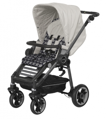 Прогулочная коляска Teutonia Bliss (шасси Graphite) — 6120-6165 Stone-Starlight