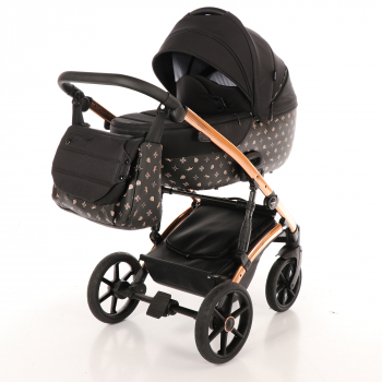 Коляска 2 в 1 TAKO LARET IMPERIAL — TLI-04 черный/рама медь
