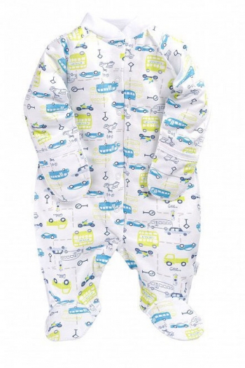 Комбинезон реглан с закрытыми ручками Веселый малыш 