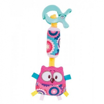 Подвеска - мягкая игрушка с колокольчиком Canpol "Forest Friends" арт. 68/043 — сова