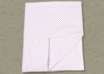 Пеленка ситцевая Amarobaby Emotion Горошек — розовый