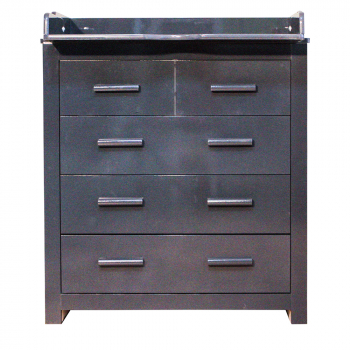 Пеленальный комод Красная звезда (Можга) С 768 — Графитово-серый