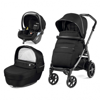 Коляска 3 в 1 Peg Perego Book Lounge Modular — Black Shine