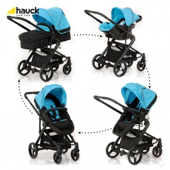 Коляска-трансформер Hauck Colt Set — Caviar capri