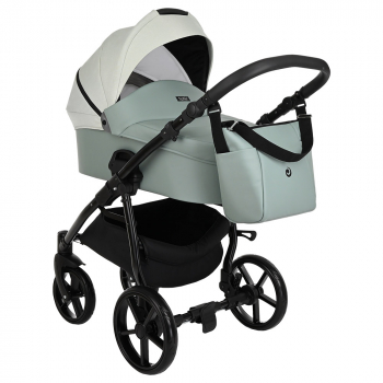 Коляска 2 в 1 Tutis Novo — Кожа Mint/Mint