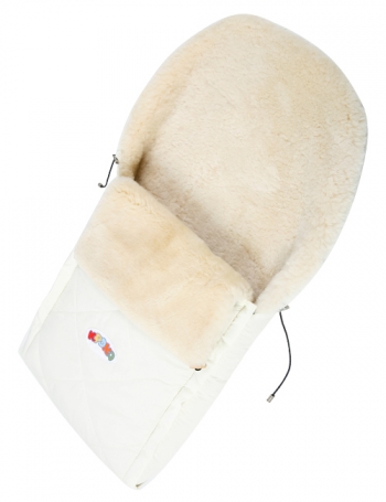 Детский конверт из медицинской овчинки «Кроха» Double — Milk XI