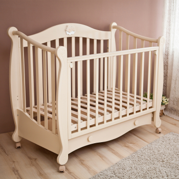 Детская кроватка Красная звезда (Можга) Валерия С 749, без качания — Слоновая кость