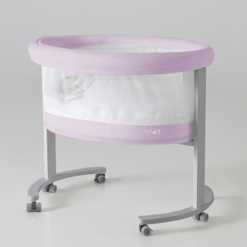 Колыбель Micuna Smart Fresh MO-1456 — Pet Pink/Aluminium