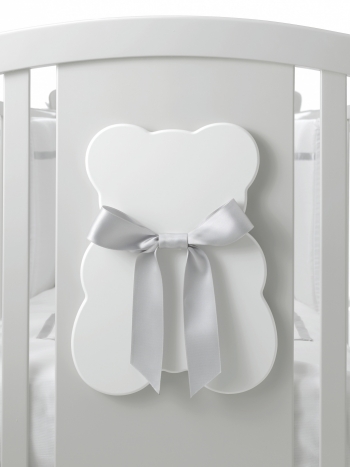 Пеленальный комод с ванночкой Erbesi Bubu Fiocco — Grey