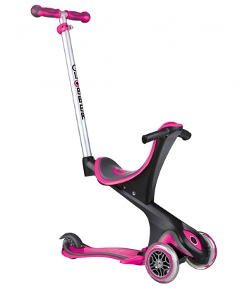 Самокат Globber EVO COMFORT PLAY (5 IN 1) — Розовый