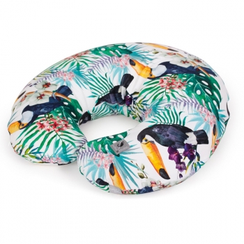 Подушка для кормления Ceba Baby Physio Mini Flora Fauna трикотажная — Tucan W-702-099-544