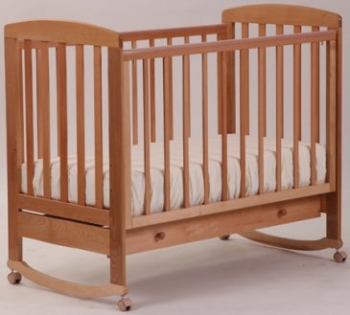 Детская кроватка Кубаньлесстрой Ромашка АБ 16.1 — Натуральный бук