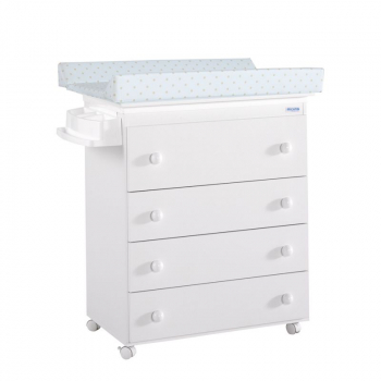 Пеленальный комод Micuna B-947 — White/Beige Dots