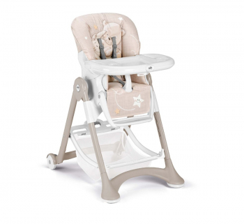 Стульчик для кормления Cam Campione — 260/C38 бежевый с мишкой и луной