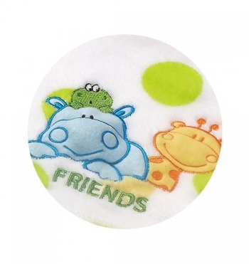 Плед с пищалкой BabyOno (75*100 см) — Friends