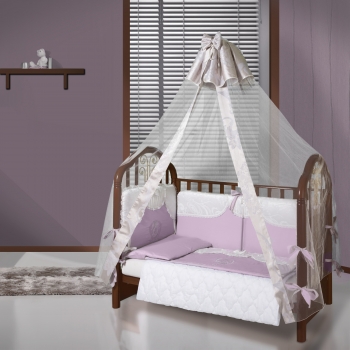 Комплект постельного белья Esspero Grand Royal + Балдахин Esspero Tracery — Lavanda