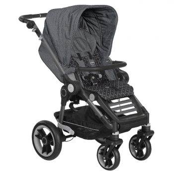 Прогулочная коляска Teutonia BeYou V4 Elite (шасси Graphite) — 6040-6160 Marble-Twinkle