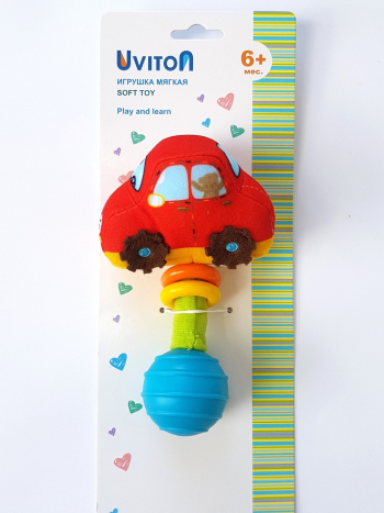 Игрушка-погремушка Uviton Technic арт. 0204 — Машинка