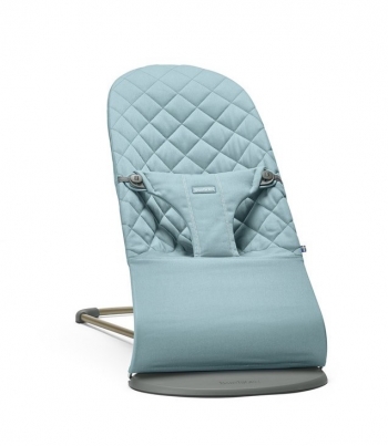 Детский шезлонг BabyBjorn Bliss Cotton — Бирюзовый