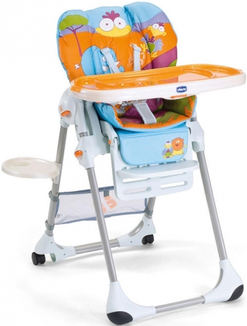 Съемный поднос для стульчика Chicco polly — оранжевый