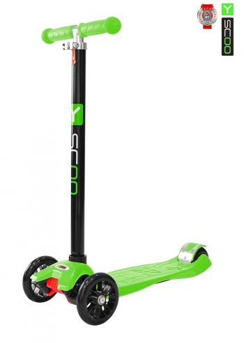 Самокат Y-SCOO maxi A-20 Simple — green