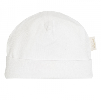 Шапка с отворотом Chicco для мальчиков и девочек, цвет белый