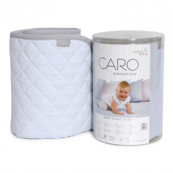 Плед Ceba Baby CARO 90х100 см — CARO Blue