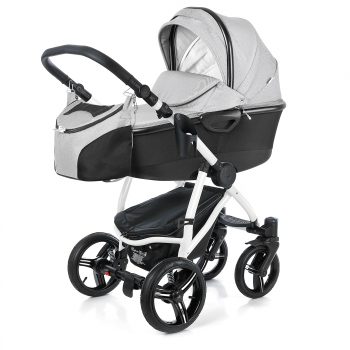 Коляска для новорожденных Esspero Newborn Lux Alu (шасси White) — Steel