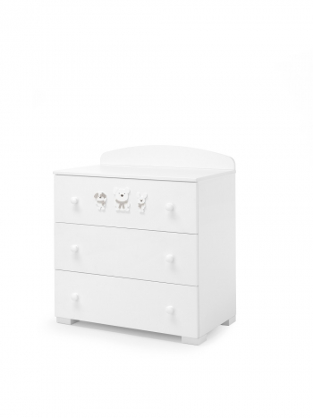 Тумба Erbesi Pongo — Белый/Серый