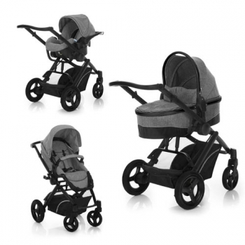 Коляска 3 в 1 Hauck Maxan 4 Plus Trioset — Melange stone